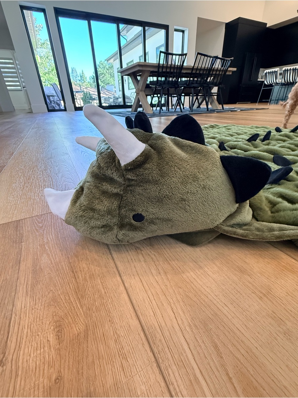 Huggable Dino Minky Blanket - Picture 8 of 8